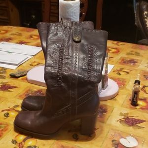 Brown Gianni Bini boots